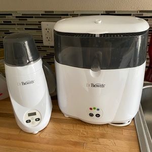 New dr browns bottle warmer, bottle sterilizer